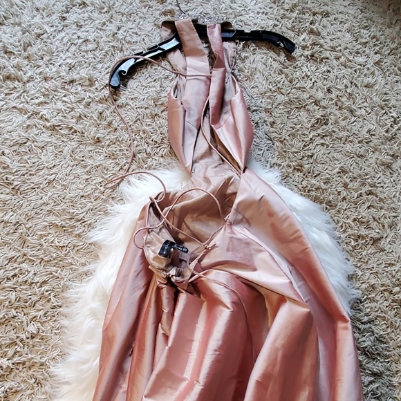 New‎ aidan mattox cutout taffeta gown - Picture 7 of 8